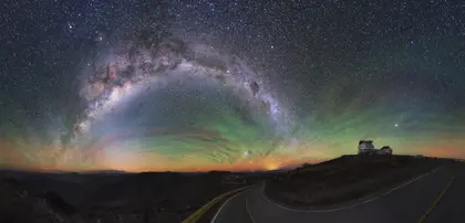 MilkyWay over the magellan telescopes in Chile