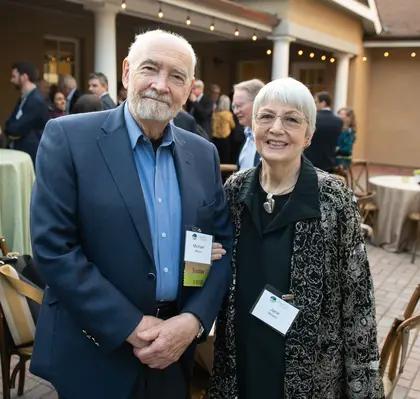 Michael and Jane Wilson at the 2023 Carnegie Board of Trustees dinner. 