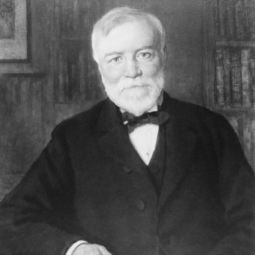 Painting of founder Andrew Carnegie